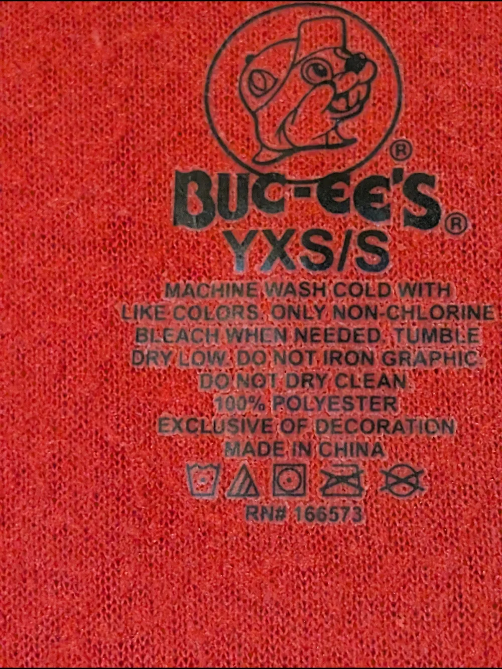 Buc-ee's Kids Red and Brown Character Hooded One Piece
